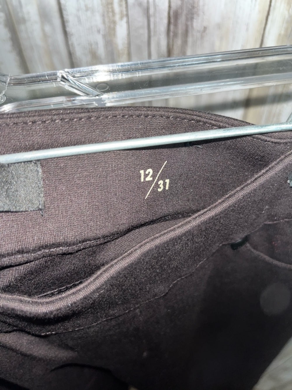 Liverpool Sienna Pull-On Leggings Size 12 Black Ponte Knit Slim Work Pants - Picture 7 of 7